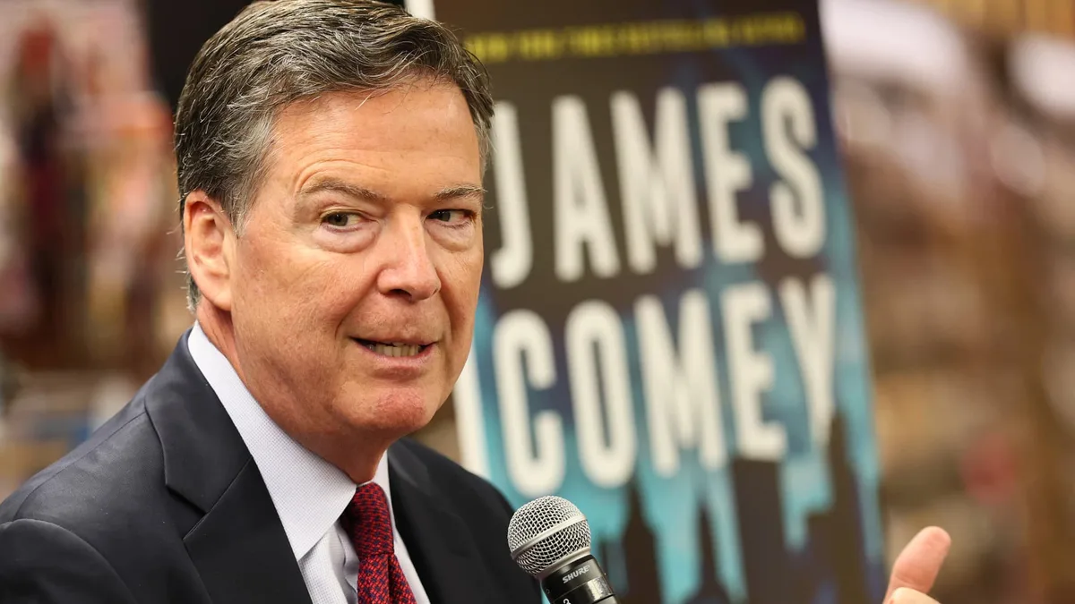 DOJ cites Comey's novel in urging judge not to toss '86 47' seashells threat to Trump case