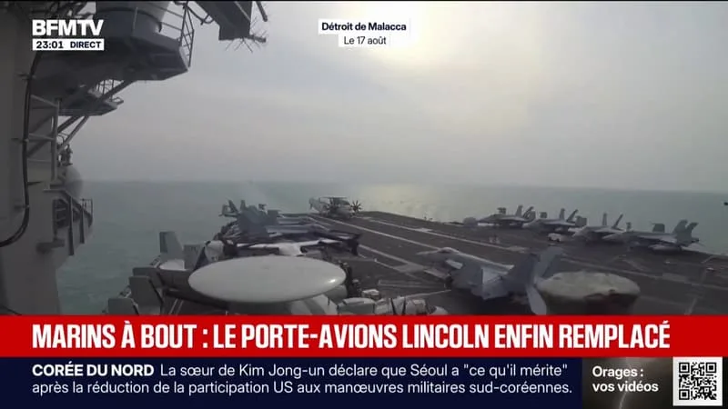 USS Lincoln: le porte-avions américain est enfin remplacé