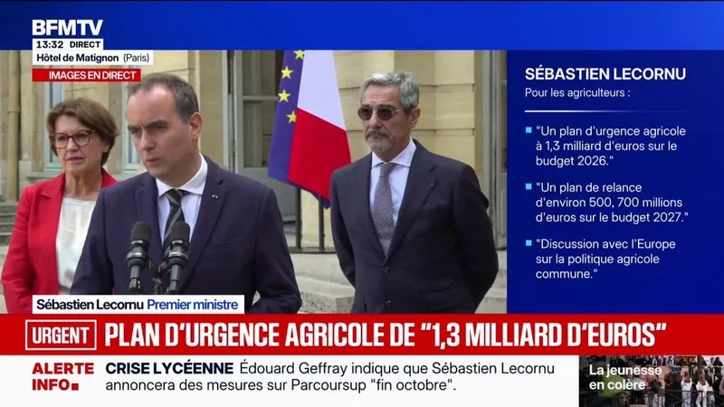 Lycée: "Là, on a un mouvement de violences urbaines", constate Sébastien Lecornu