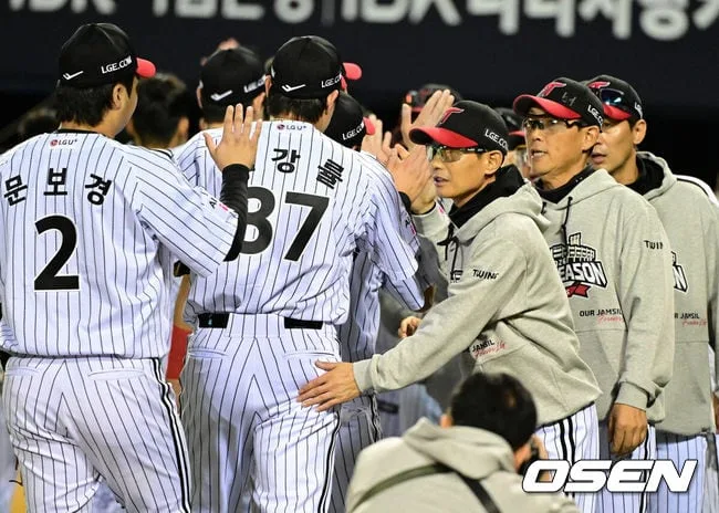 LG 이제 준PO 갔는데, 왜 1위팀이 벌써부터 경계할까 “우승 멤버들 그대로 다 있어, 큰경기 확실히 강해” [오!쎈 수원]