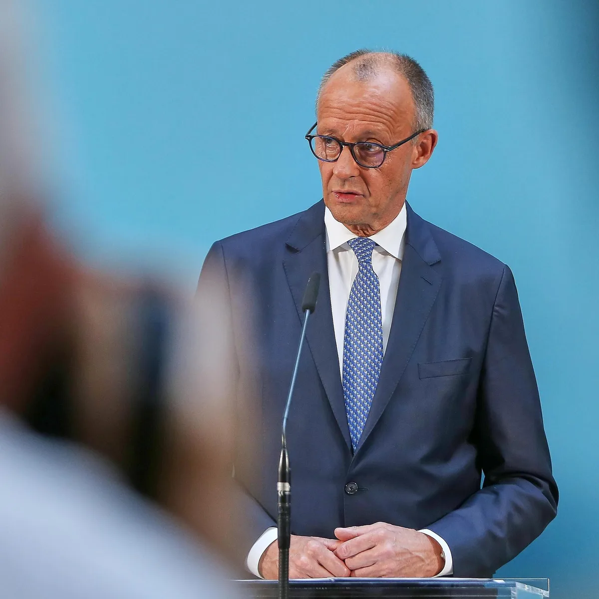 Wahlkampf in Sachsen-Anhalt - Merz zieht Grenzen für Kooperation mit Linkspartei und AfD