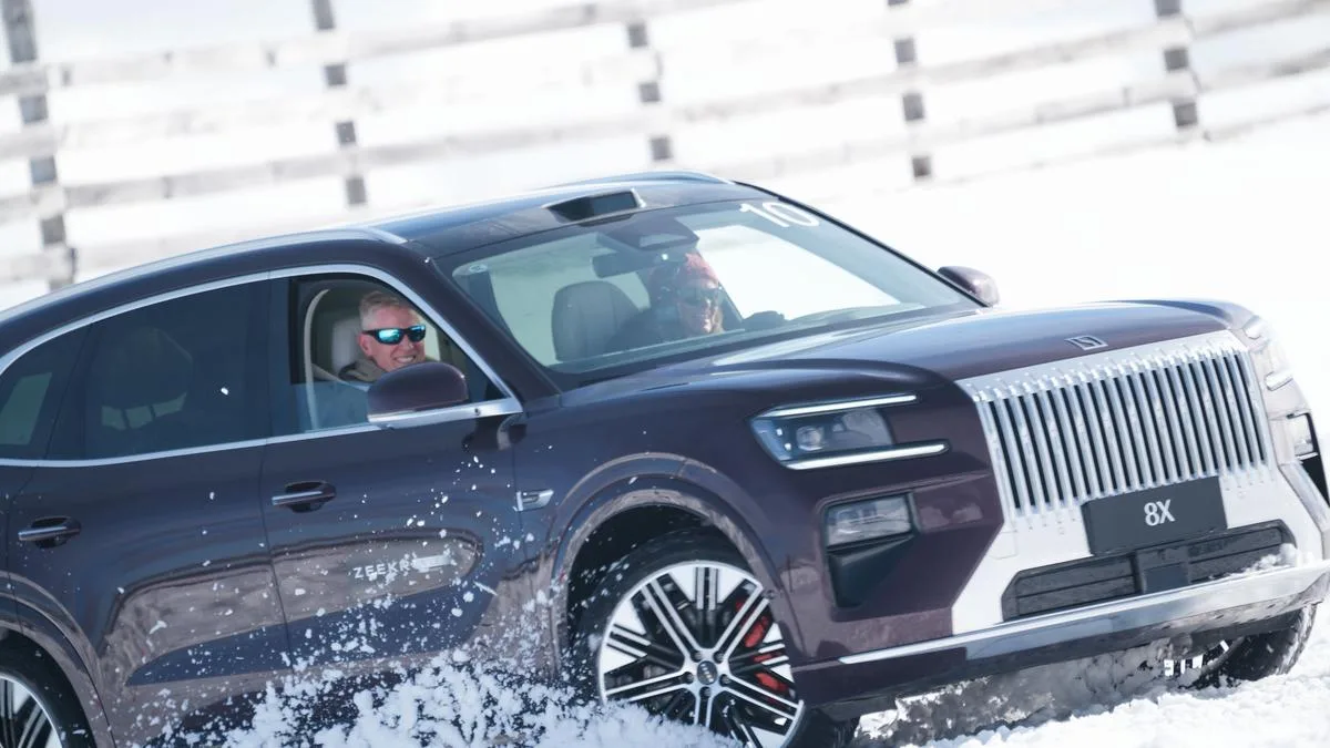 Zeekr 8X and 9X preview: Luxury SUVs driven on ice ahead of Australian launch