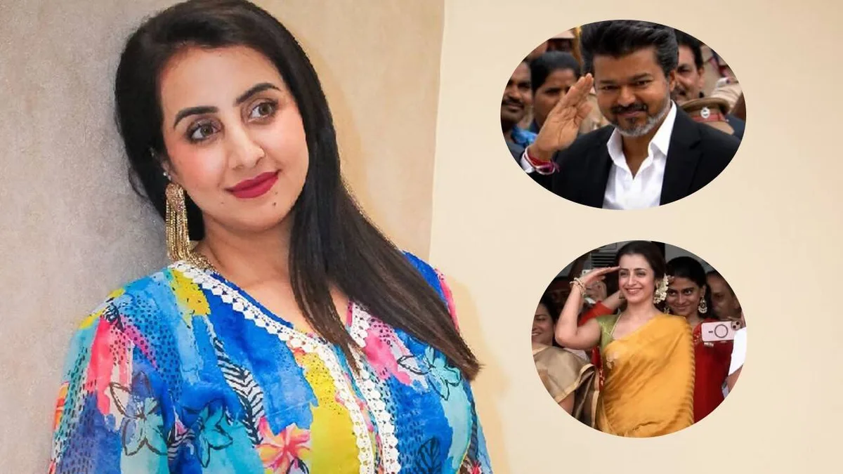 Sanjjanaa Galrani defends Trisha amid Vijay political row