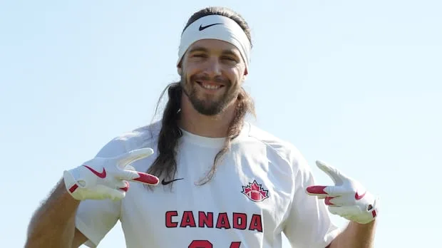 Former CFL player Dequoy back playing football with Canadian men's flag team