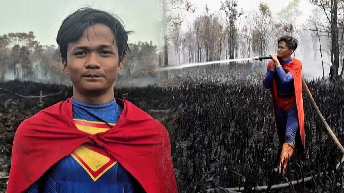 Qui est ce « Superman des forêts » de 17 ans qui éteint les incendies en Indonésie ?