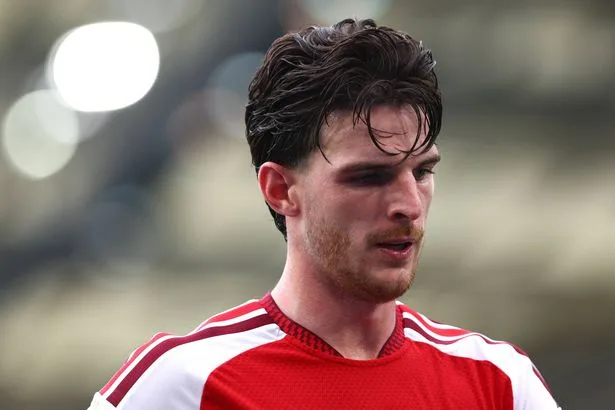 Declan Rice escapes red card with late kick out in Arsenal capitulation