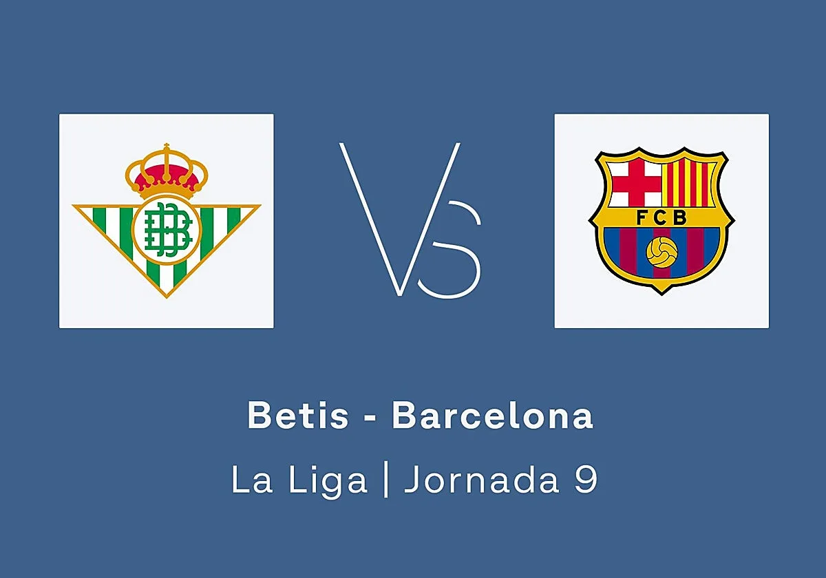 Estadísticas del Betis - Barcelona de la jornada 9 de la Liga