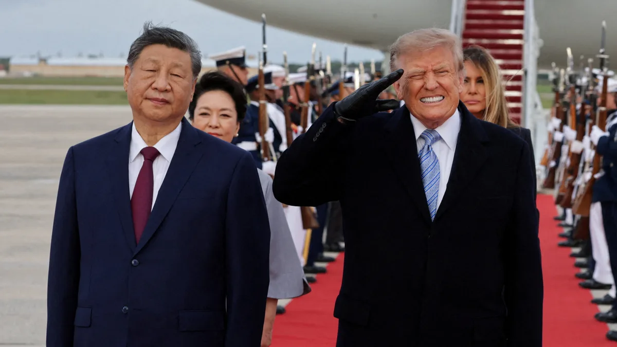 Trump Winces at U.S. Military’s Fawning Show for Communist Dictator