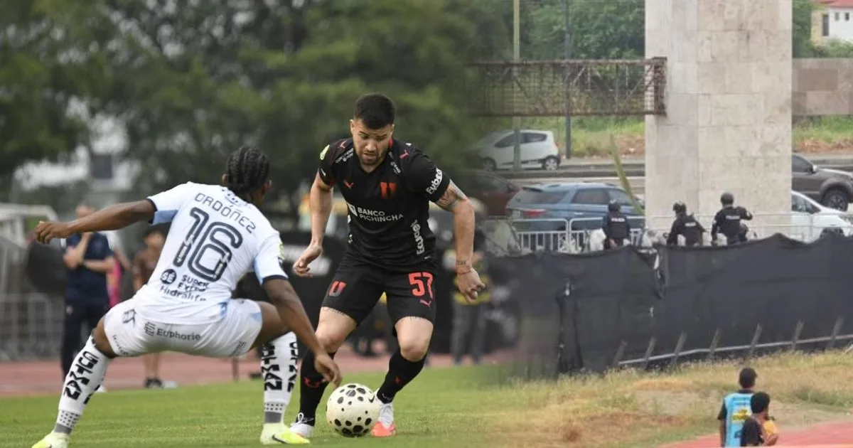 El accidentado debut de un ex Boca en Ecuador: a los hinchas ¡les tiraron bengalas desde afuera del estadio!