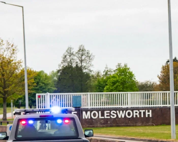Two Latvian men arrested for trespass offences at RAF airbase – as it happened