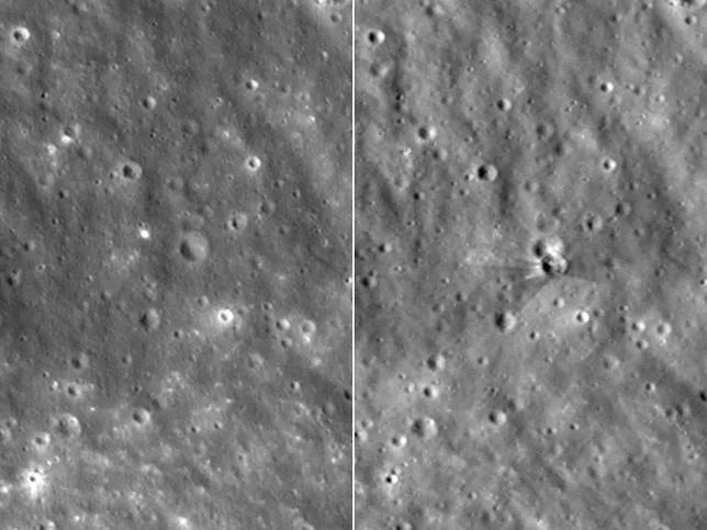 La Nasa dévoile les images du cratère créé sur la Lune par un fragment de la fusée SpaceX