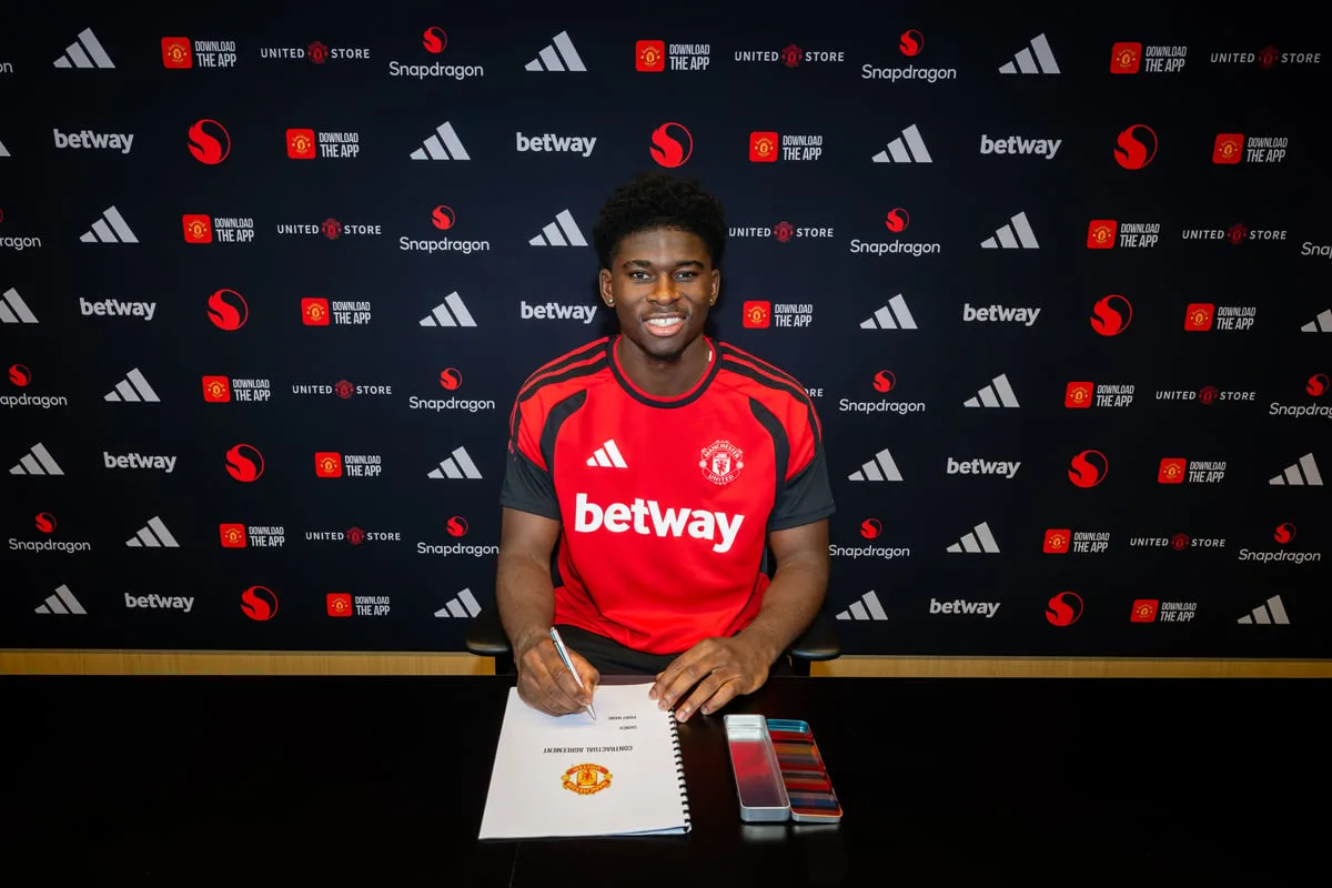 Carlos Baleba explains why he joined Manchester United as £70m transfer confirmed