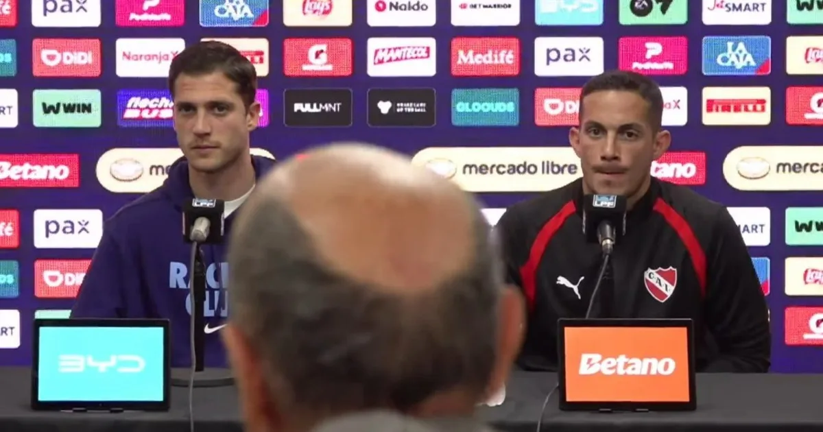 Video: el curioso momento en la conferencia previa al Clásico de Avellaneda