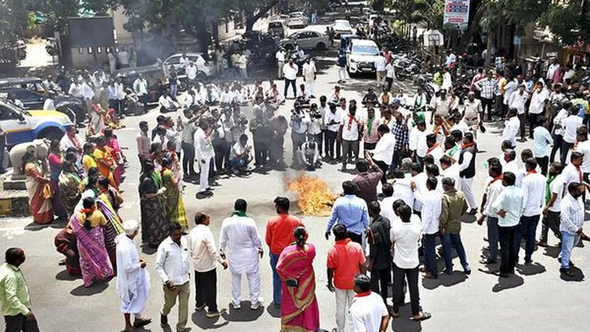 BJP leaders booked over unauthorised protest in Kalaburagi