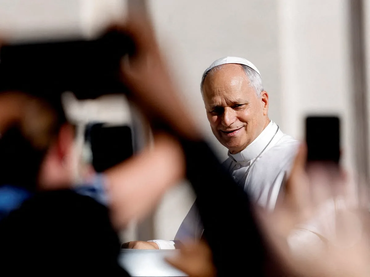 Pope Leo urges global action to help child migrants