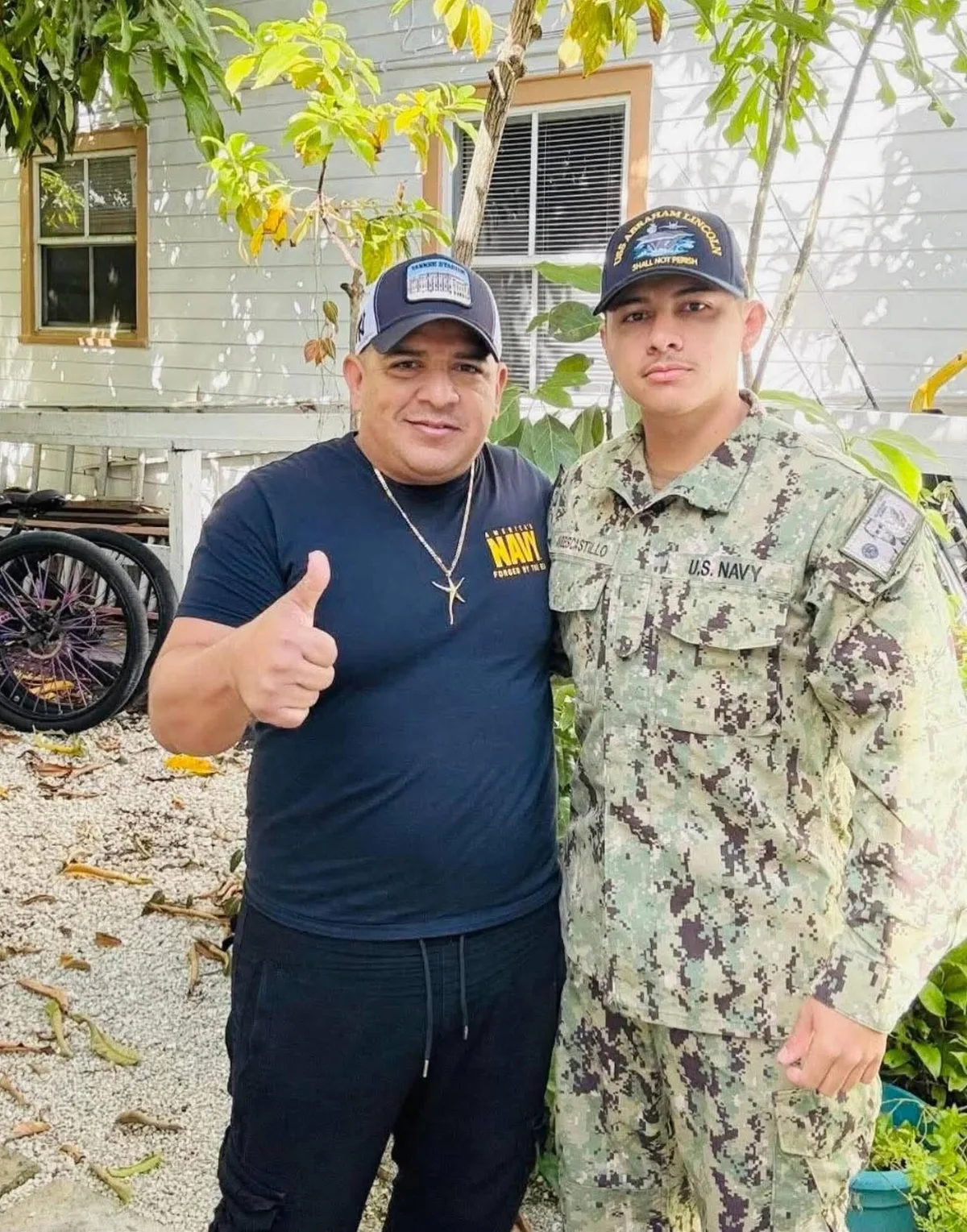 Father of sailor aboard USS Abraham Lincoln detained by immigration authorities, family says