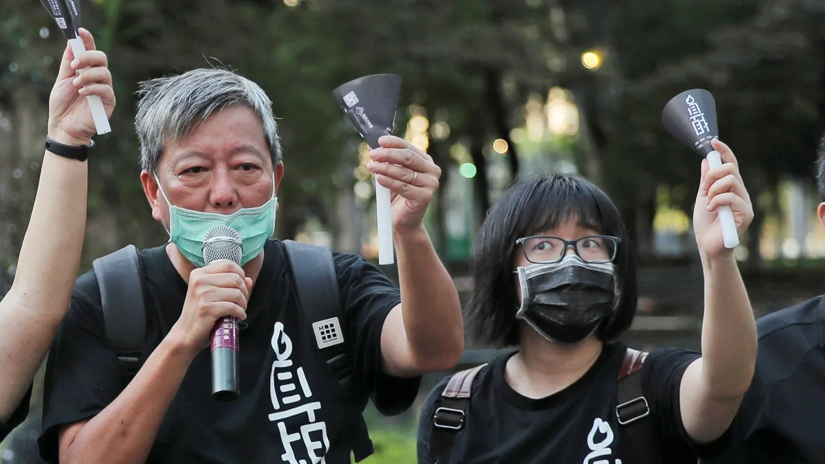 Tiananmen-Mahnwachen: Zwei Demokratie-Aktivisten in Hongkong verurteilt