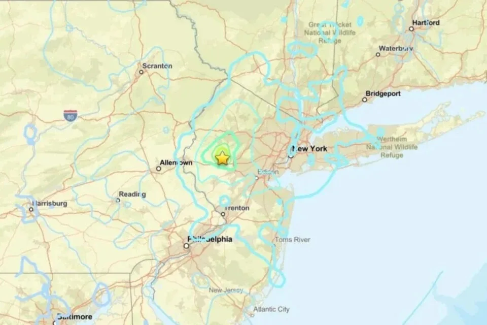 Revelaron el origen del extraño terremoto que golpeó a Nueva York en 2024