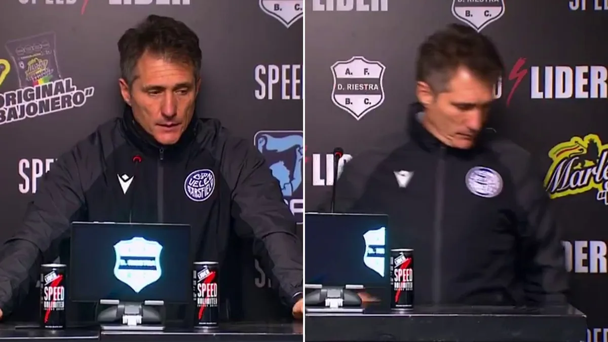 Explosiva conferencia de Guillermo Barros Schelotto, que se retiró en medio de una pregunta ofuscado por el arbitraje: “Es un día triste”