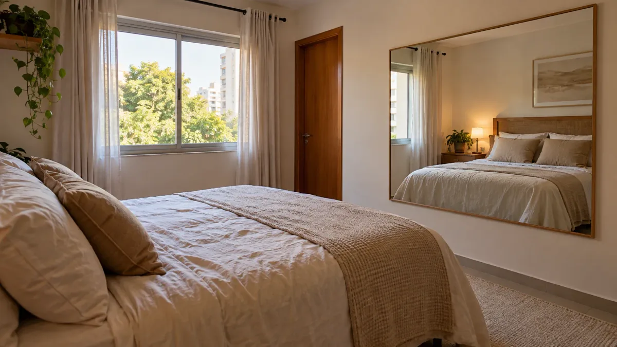 O espelho reflete sua cama quando você se deita? Veja 4 situações que ajudam a entender essa discussão frequente no feng shui