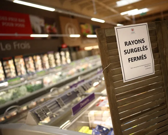 French supermarket director apologises after cyber-attack spoils fresh and frozen food - video