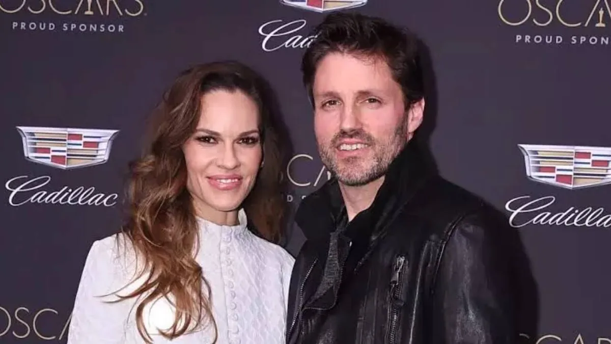 Hilary Swank debuts baby bump after pregnancy reveal at age 52