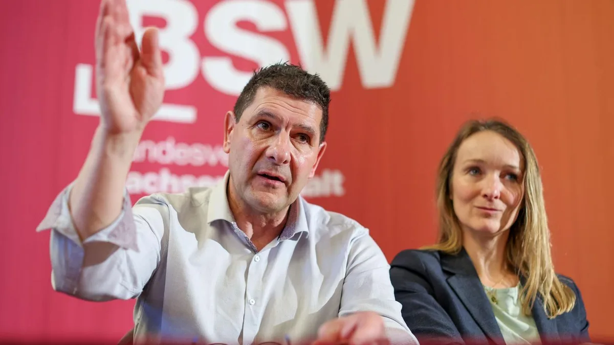 Wahlen in Sachsen-Anhalt: Claudia Wittig und Thomas Schulze: Diese Spitzenkandidaten treten für das BSW an
