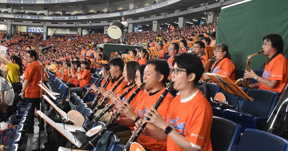 帰ってきた「サクラ大戦」 NTT東日本応援団が演奏 都市対抗