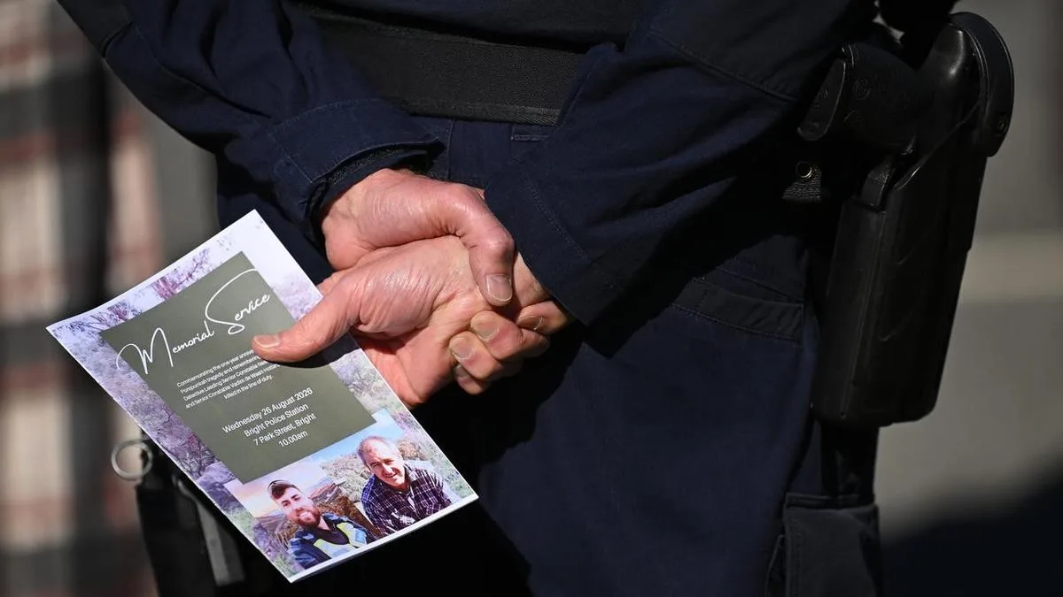 The healing continues in the shadow of fallen police