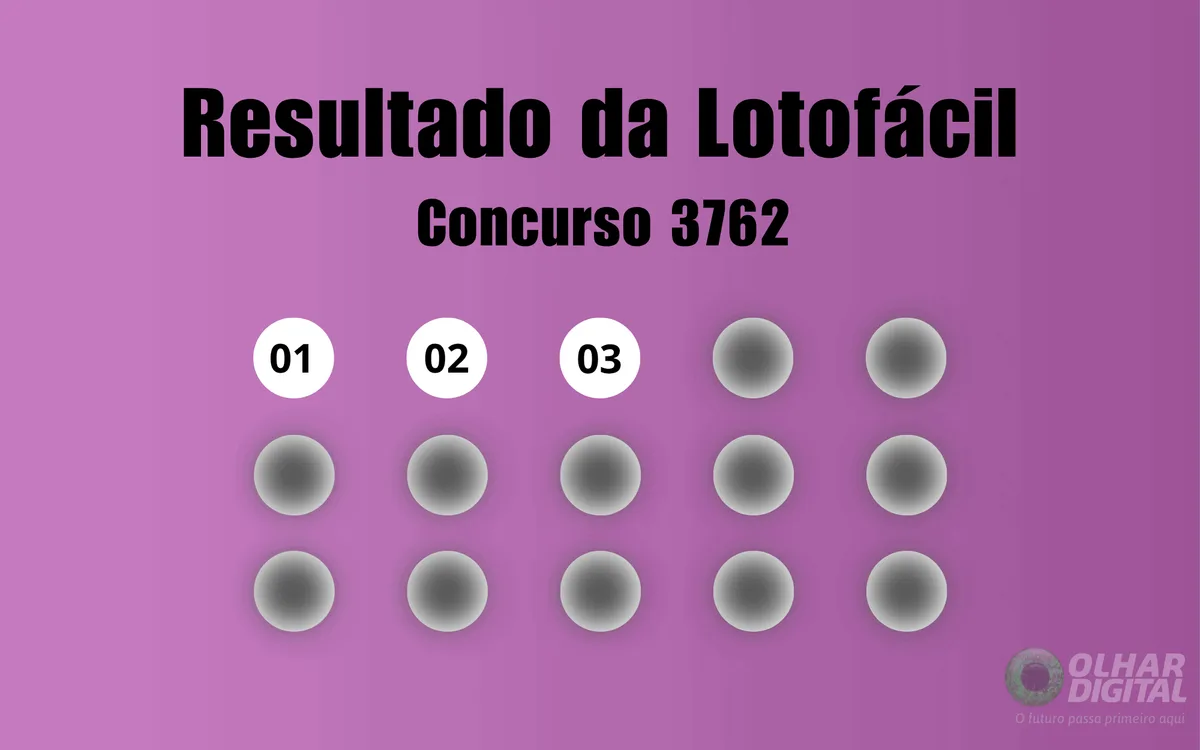 Resultado da Lotofácil de hoje: veja números e ganhadores do concurso 3762 (sexta, 14/08)