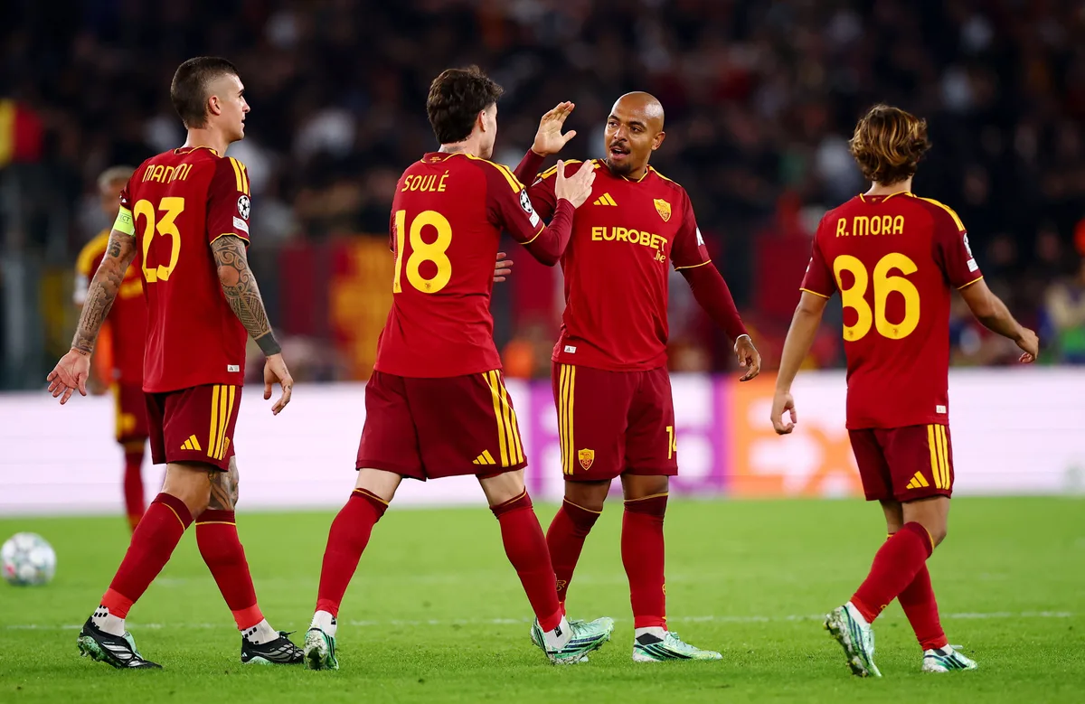 Las dos asistencias de Matías Soulé en la increíble derrota de la Roma ante el Real Madrid por la Champions League