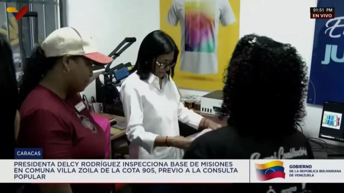 Delcy Rodríguez llama al pueblo a participar activamente en la Consulta Nacional