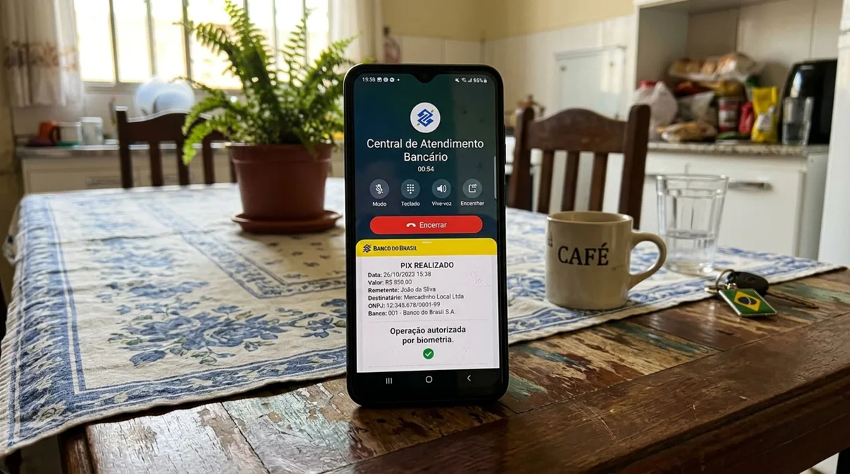 Cliente cai em golpe por ligação, faz PIX com senha e biometria e banco nega ressarcimento, alegando que operação foi autorizada