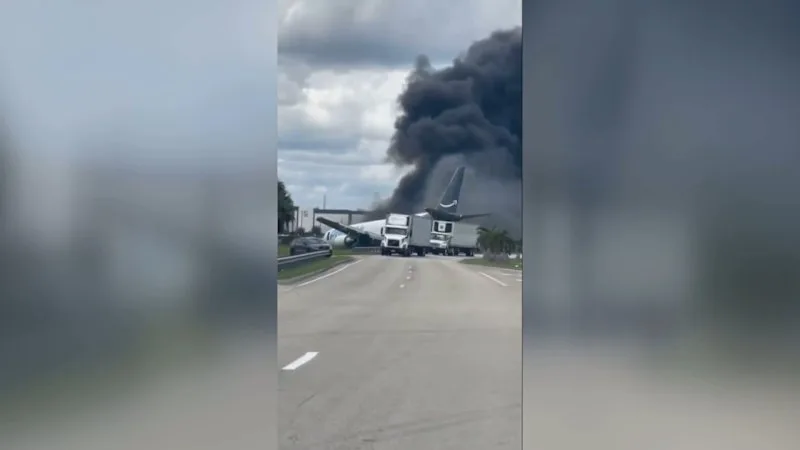Amazon cargo plane emergency in Miami