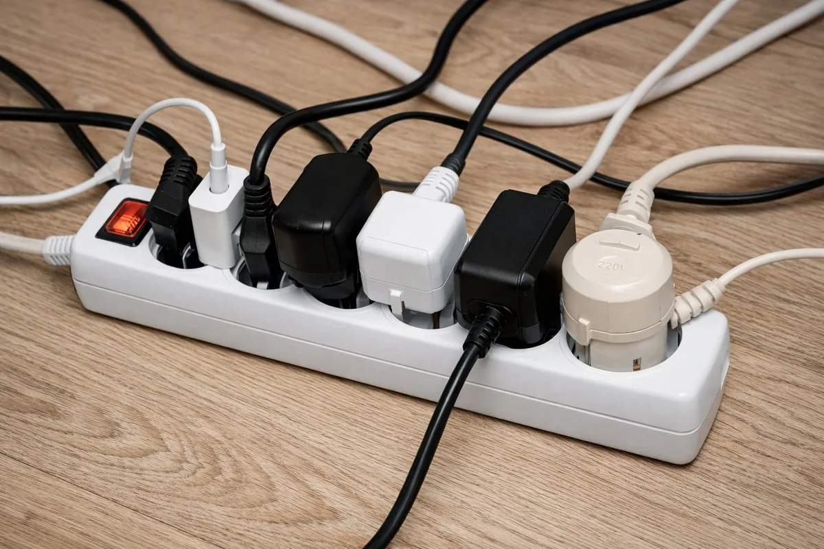 Evita conectar estos dos aparatos eléctricos a una regleta: podrían causar un incendio en casa