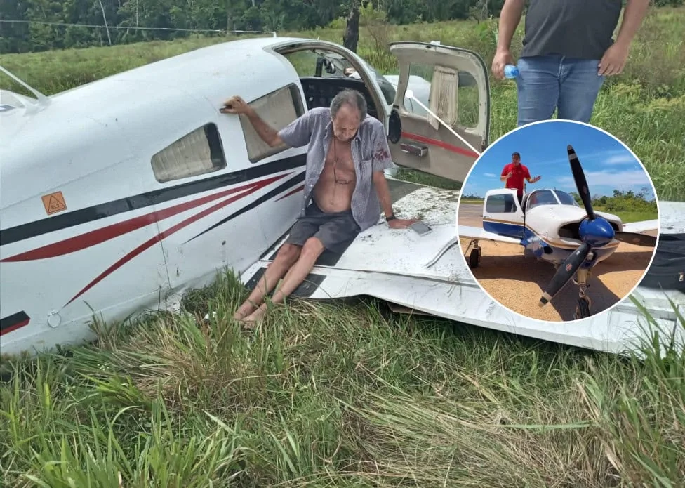 Avião que pousou em rio no Acre já fez pousos forçados em 2001, 2010 e 2023