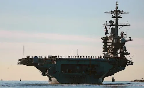 Portaaviones USS George Washington de Estados Unidos llega a Medio Oriente; releva al USS Abraham Lincoln