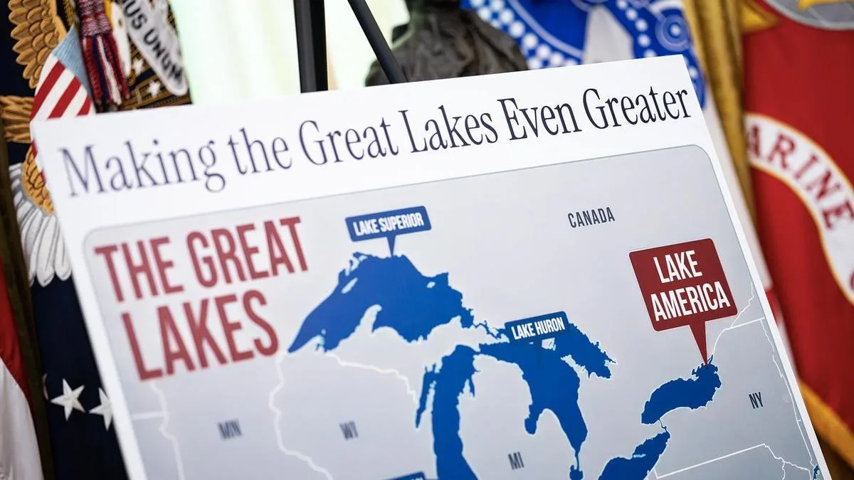 Trump signs order to rename Lake Ontario Lake America