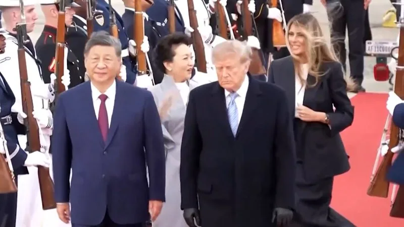 Trump hosts Chinese leader