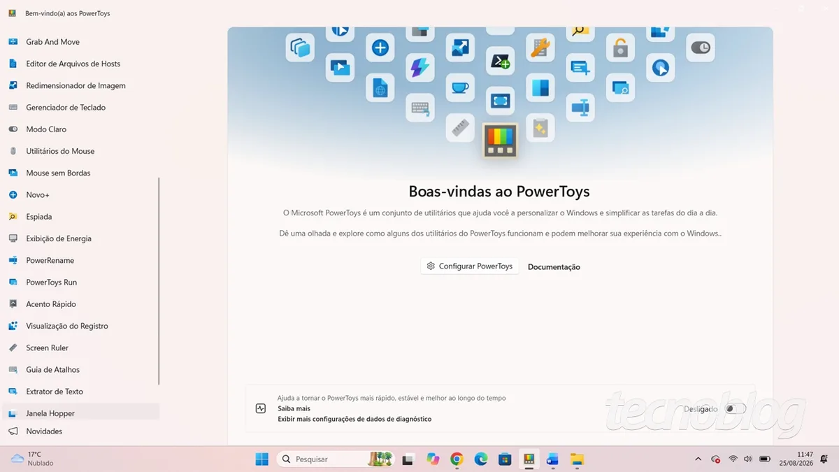 PowerToys 0.101 traz novo modo de alternar janelas e vários refinamentos