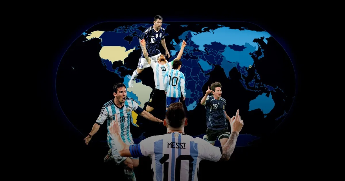 Mapa interactivo: mirá en qué países jugó Messi sus 207 partidos con la Selección