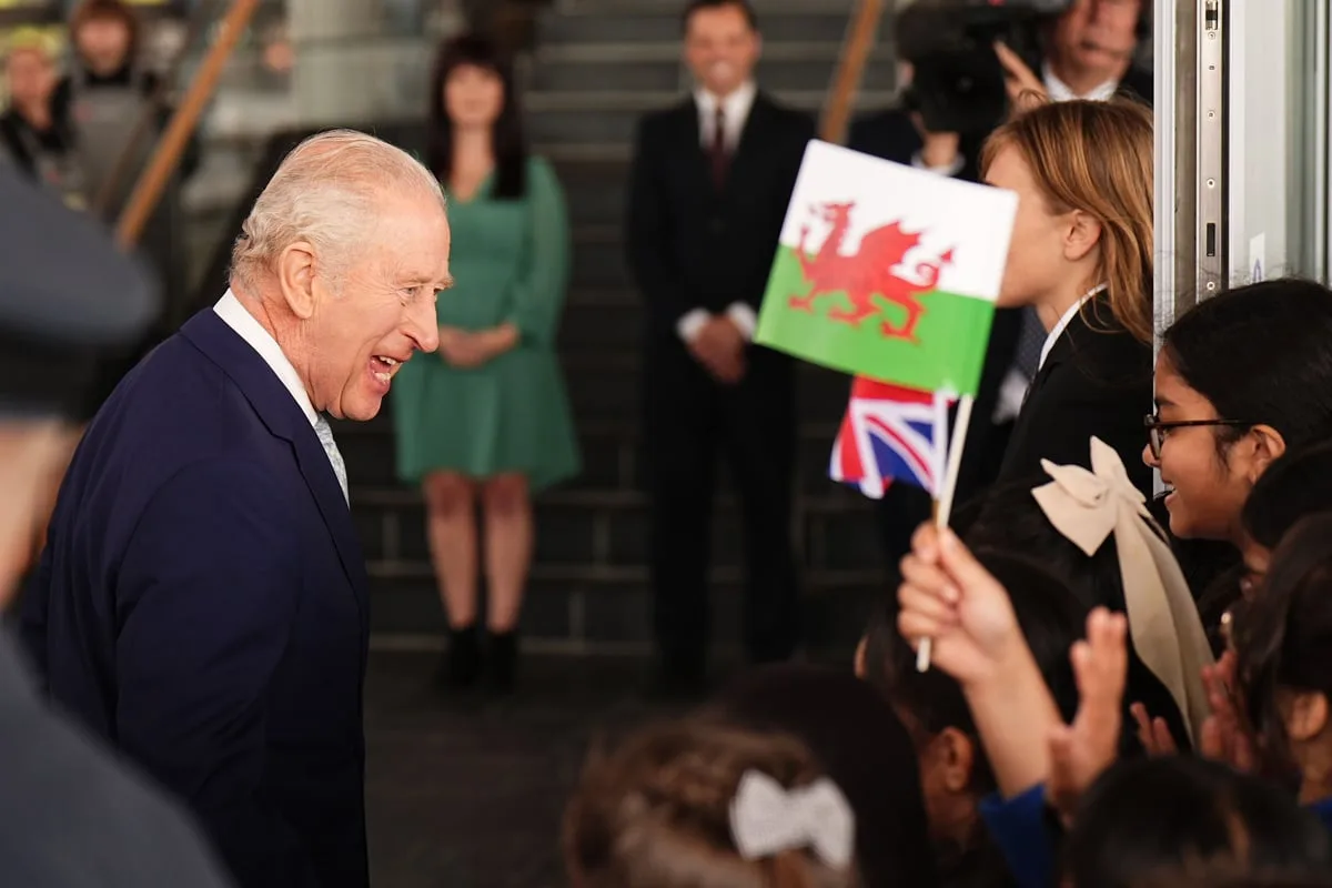 King hails ‘special connection’ with Wales in Senedd address