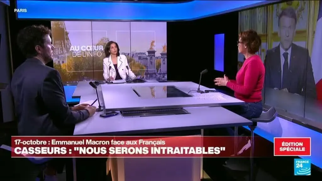 Macron appelle "partis politiques à condamner sans ambiguïté" les violences