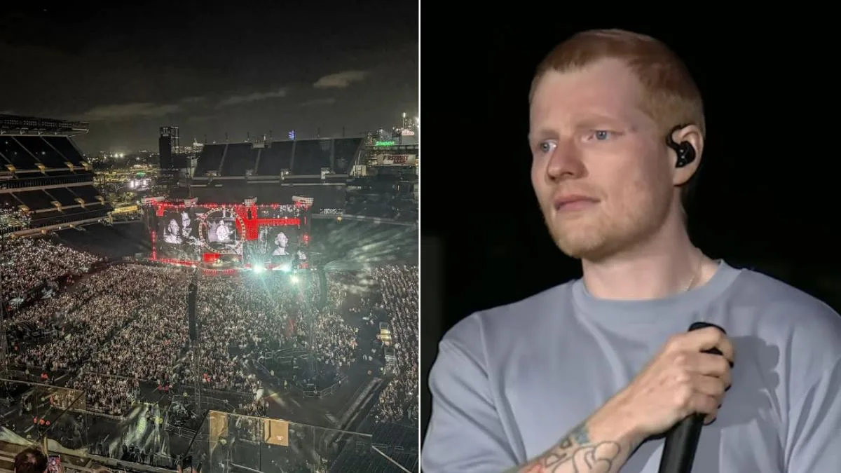 Ed Sheeran breaks onstage silence about Palestine during now-solo Loop Tour stop in Philadelphia