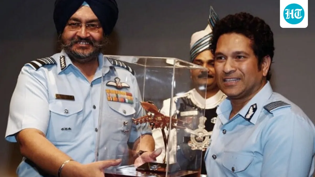 Sachin Tendulkar, honorary Indian Air Force Group Captain, praises Operation Safed Sagar: ‘Made me more grateful’