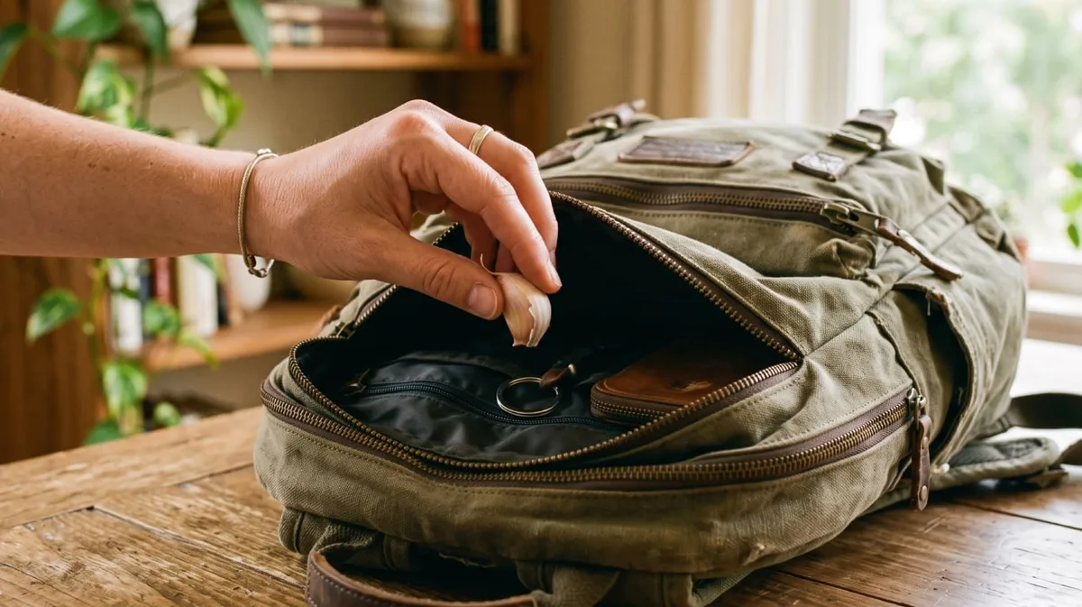 Llevar un diente de ajo en la mochila: para qué sirve y por qué muchos lo recomiendan
