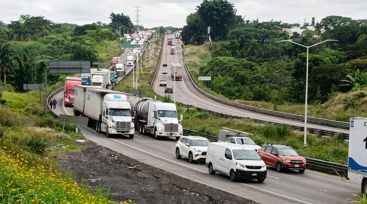 Accidente paraliza la autopista Córdoba-Veracruz: ¿en qué tramo está cerrada y qué ruta tomar?