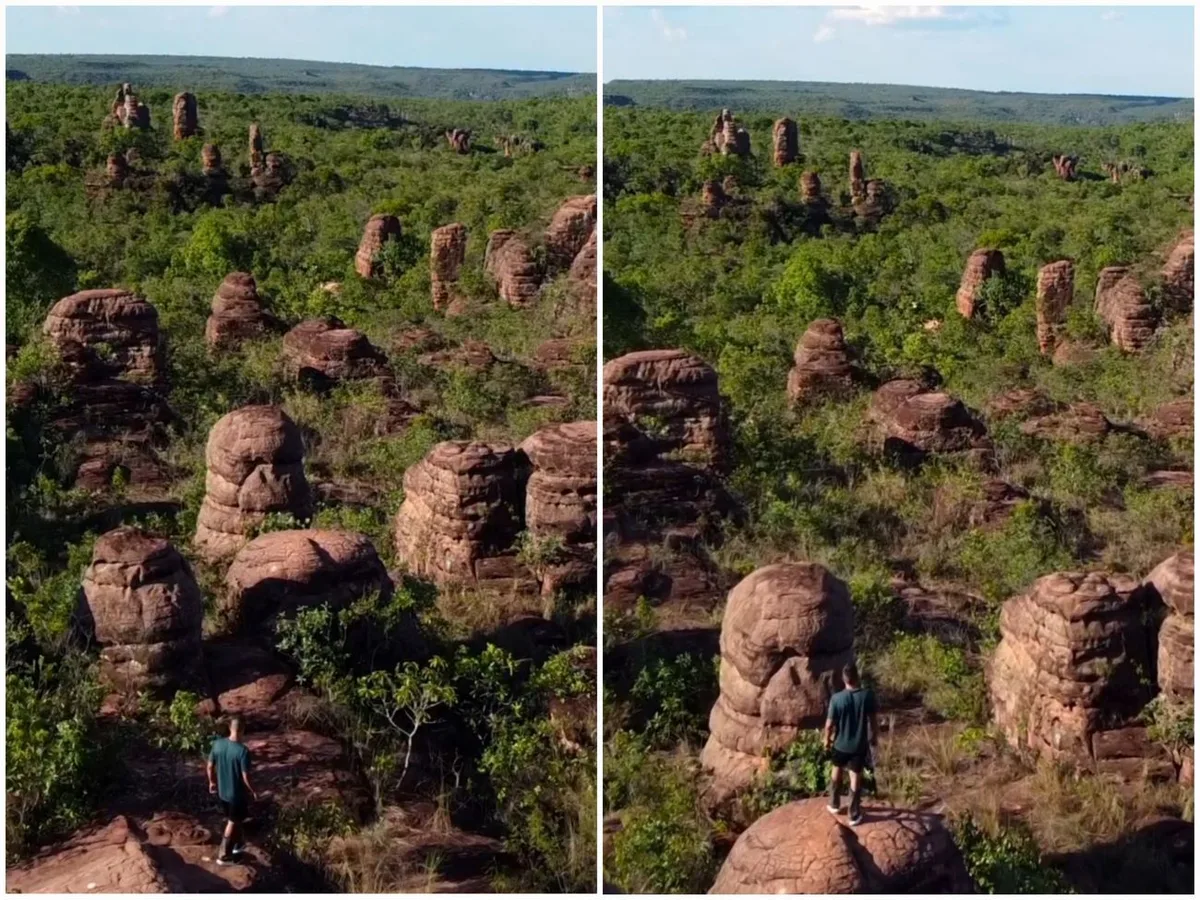 Conheça a 'Cidade de Pedras', atração turística nas Serras Gerais que encanta visitantes no Tocantins; VÍDEO