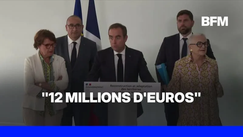 Incendies: Sébastien Lecornu lance un avertissement aux assureurs qui "ne joueront pas le jeu"