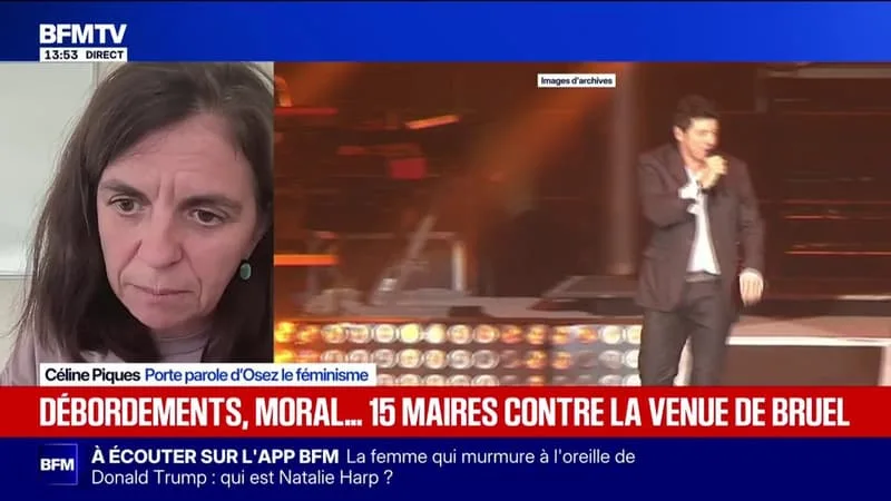 Affaire Patrick Bruel: "Il est libre de maintenir ses concerts et nous sommes libres de nous en indigner", assure Céline Piques, porte-parole d'Osez le féminisme